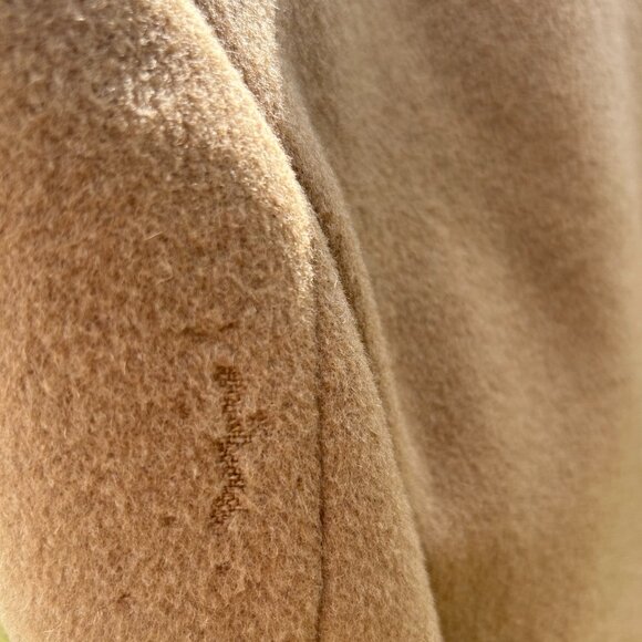 Vintage Yves Saint Laurent Men’s Brown Tweed Overcoat Size M/L - Picture 4 of 9